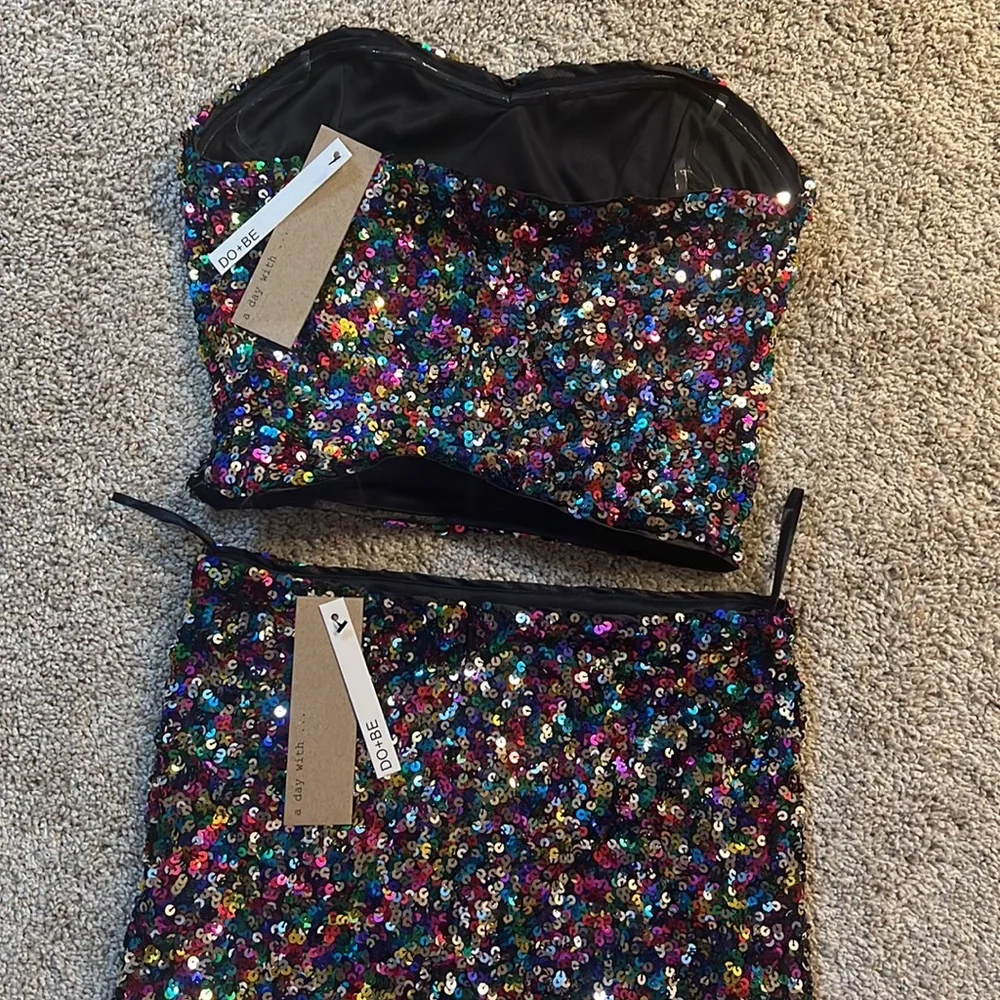 NWT sequin top & skirt Taylor Swift Concert outfit idea - Picture 4 of 7